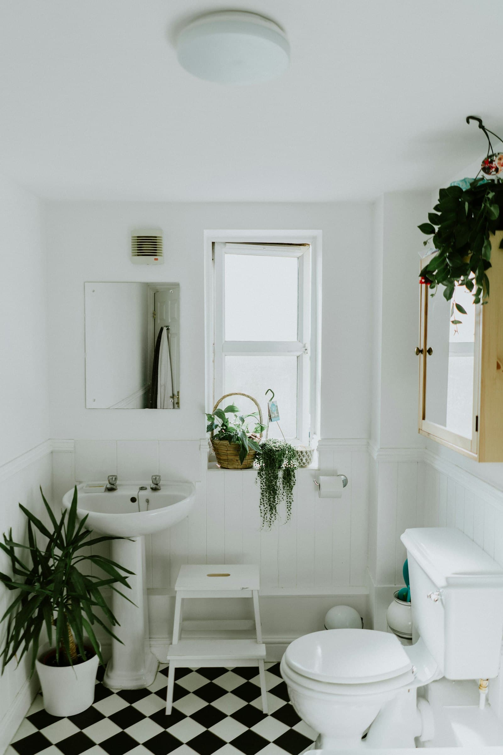 Primary bathroom with honed limestone and freestanding tub