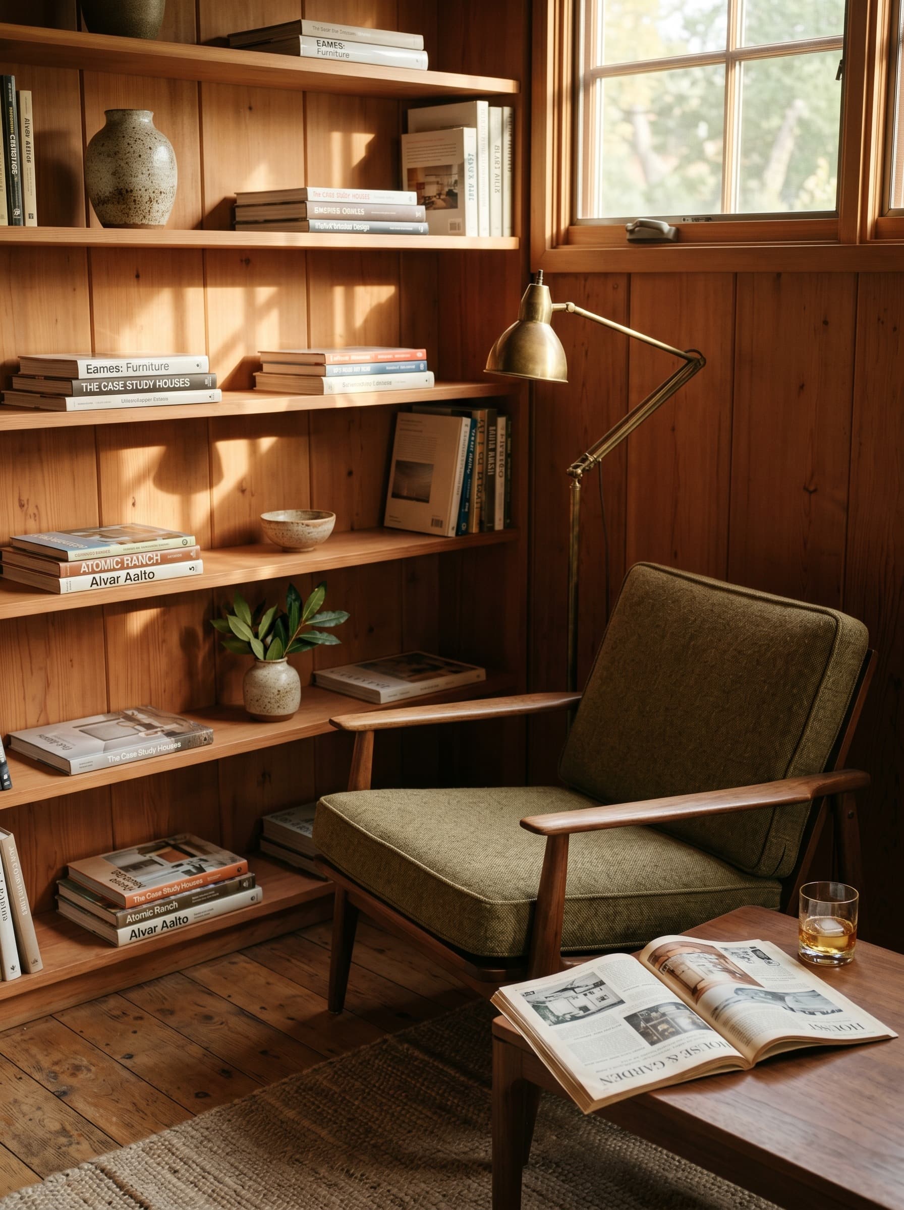 Arbolada Cottage — library