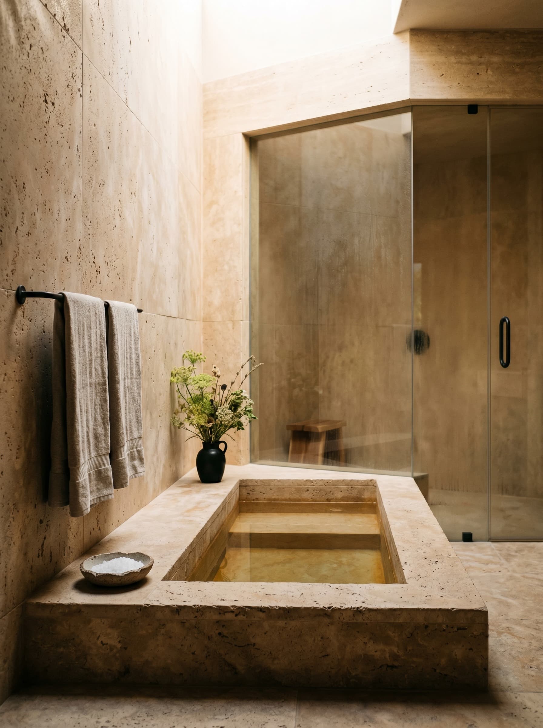 Hot Springs House — primary bath