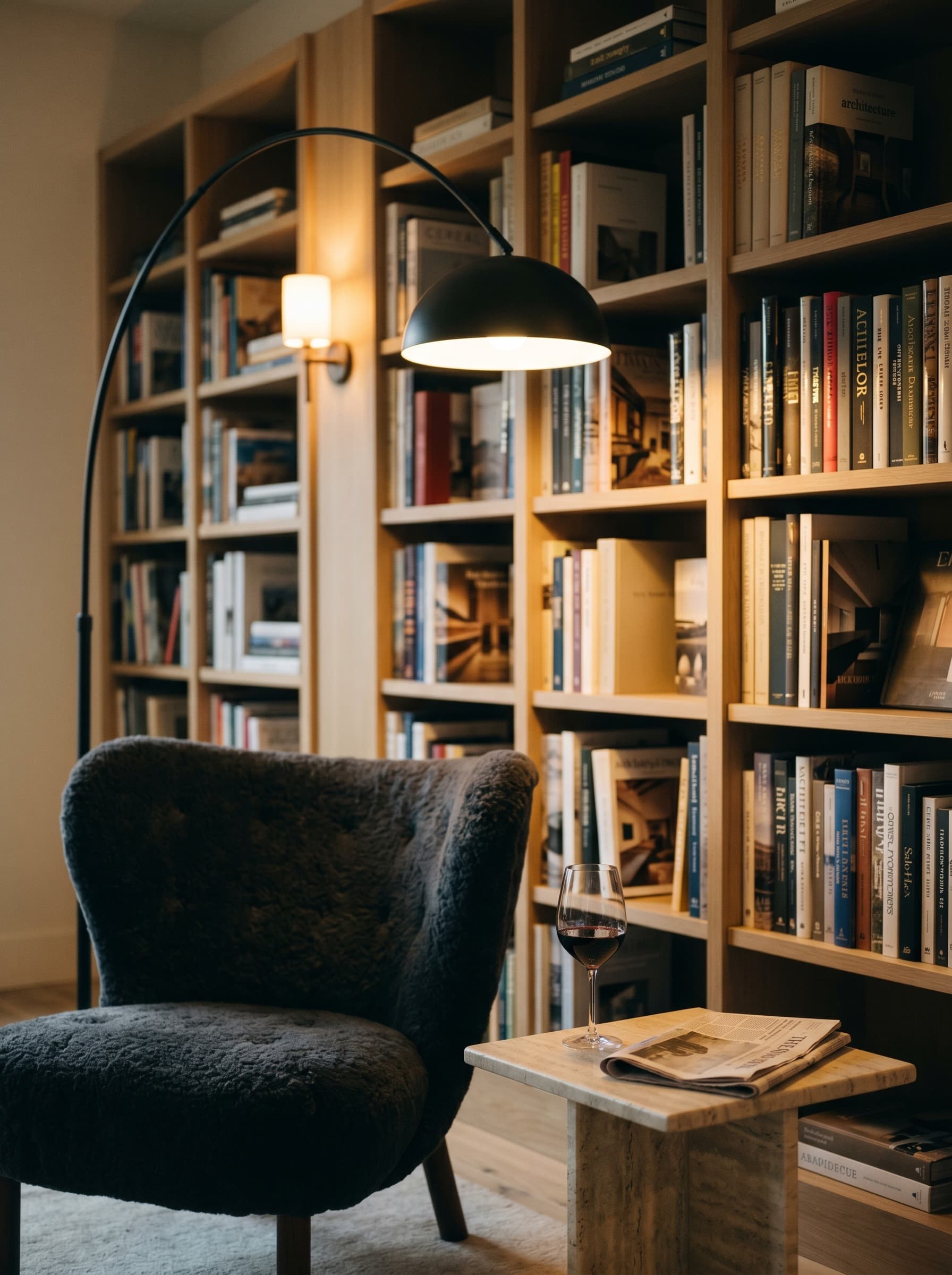 Hot Springs House — library