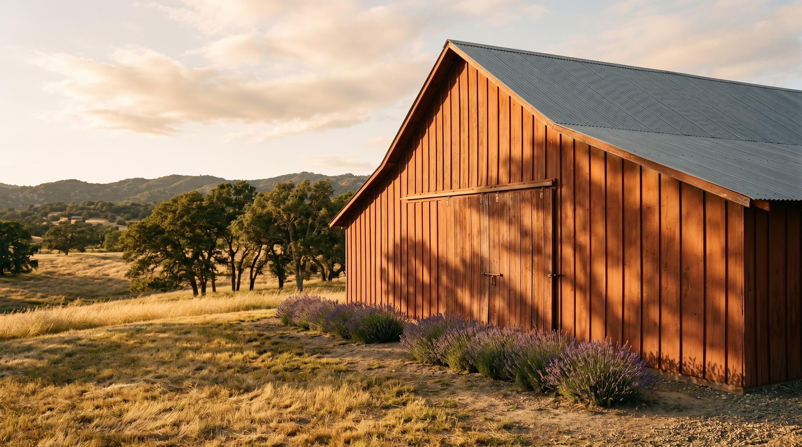 Los Olivos Farmstead, Los Olivos, CA — exterior approach