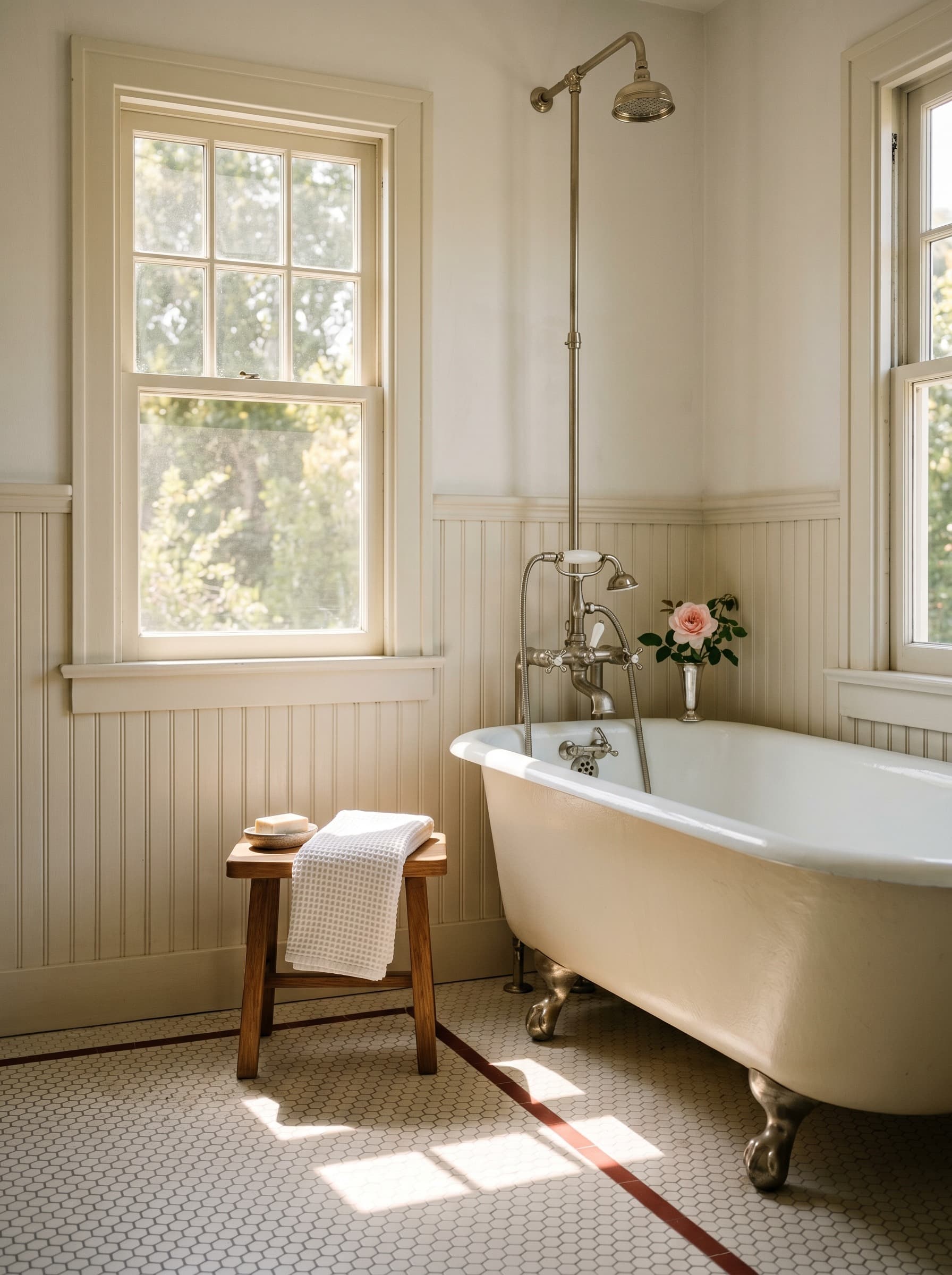 Summerland Antique House — primary bath
